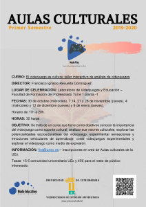 Cartel difusión AULAS CULTURALES UEx_nodo-play